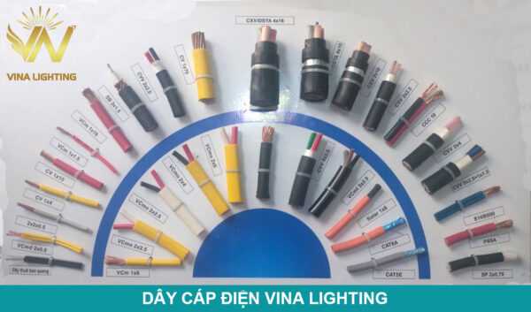 Dây cáp điện Cadivi - Thiết Bị Chiếu Sáng Vina Lighting - Công Ty TNHH Thiết Bị Điện Và Chiếu Sáng Đô Thị Vina Lighting